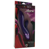 Aura Pure Silicone Dual Lover Rabbit Vibe - Tophatter's Adult Sex Toys Online Vibrators > Rabbit Vibrators - Tophatter Daily Deals