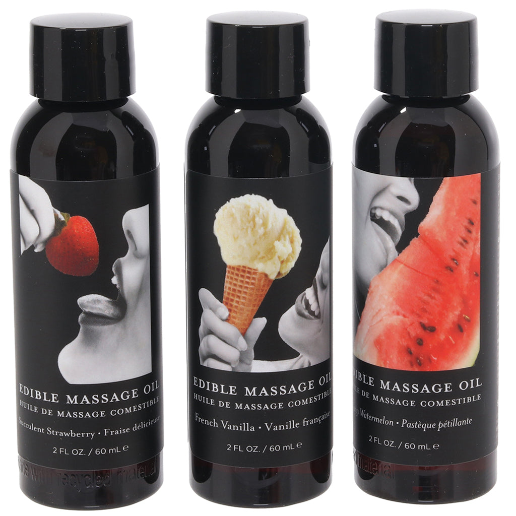 Hempseed Edible Massage Oil Gift Set - Tophatter's Adult Products Sensual Love > Massage - Tophatter Daily Deals