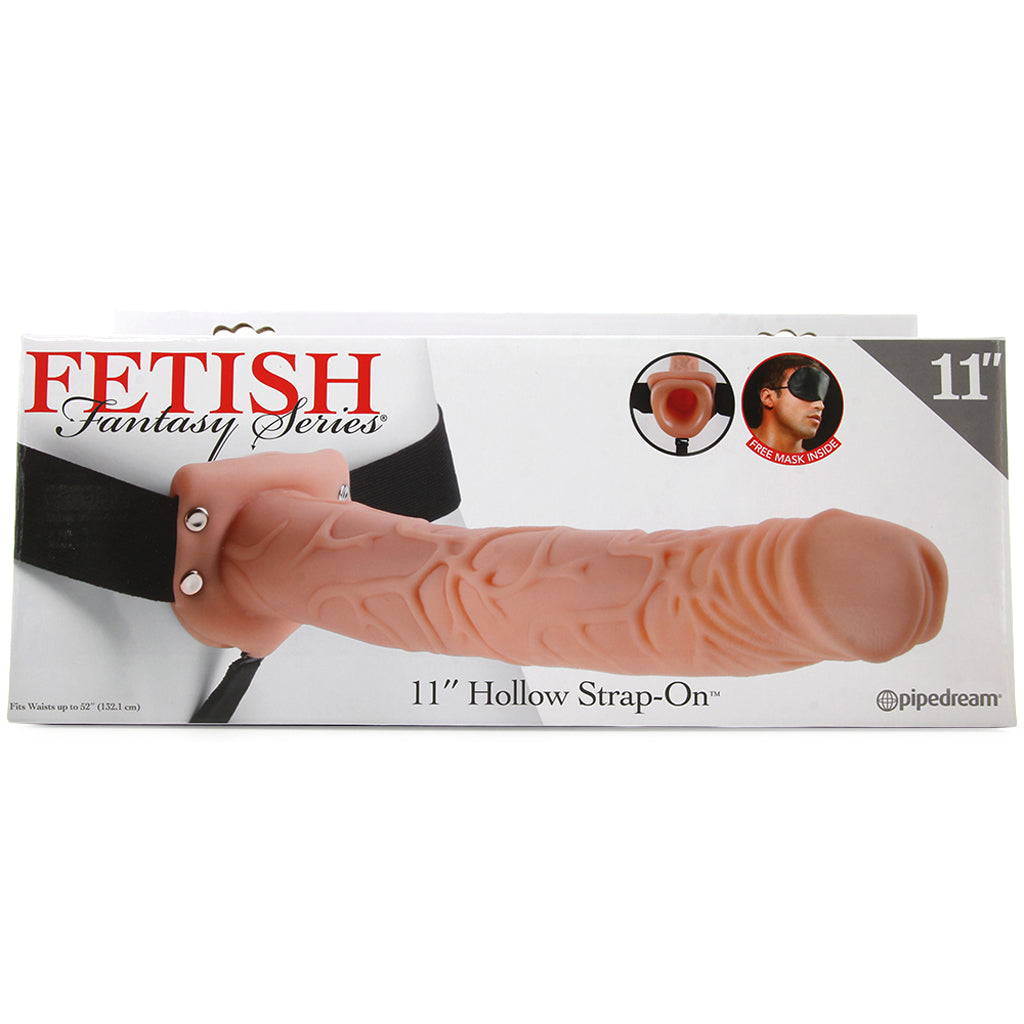 Fetish Fantasy 11 Inch Hollow Strap-On in Light Dildo Sex Toys > Strap-On and Harnesses - Tophatter Daily Deals
