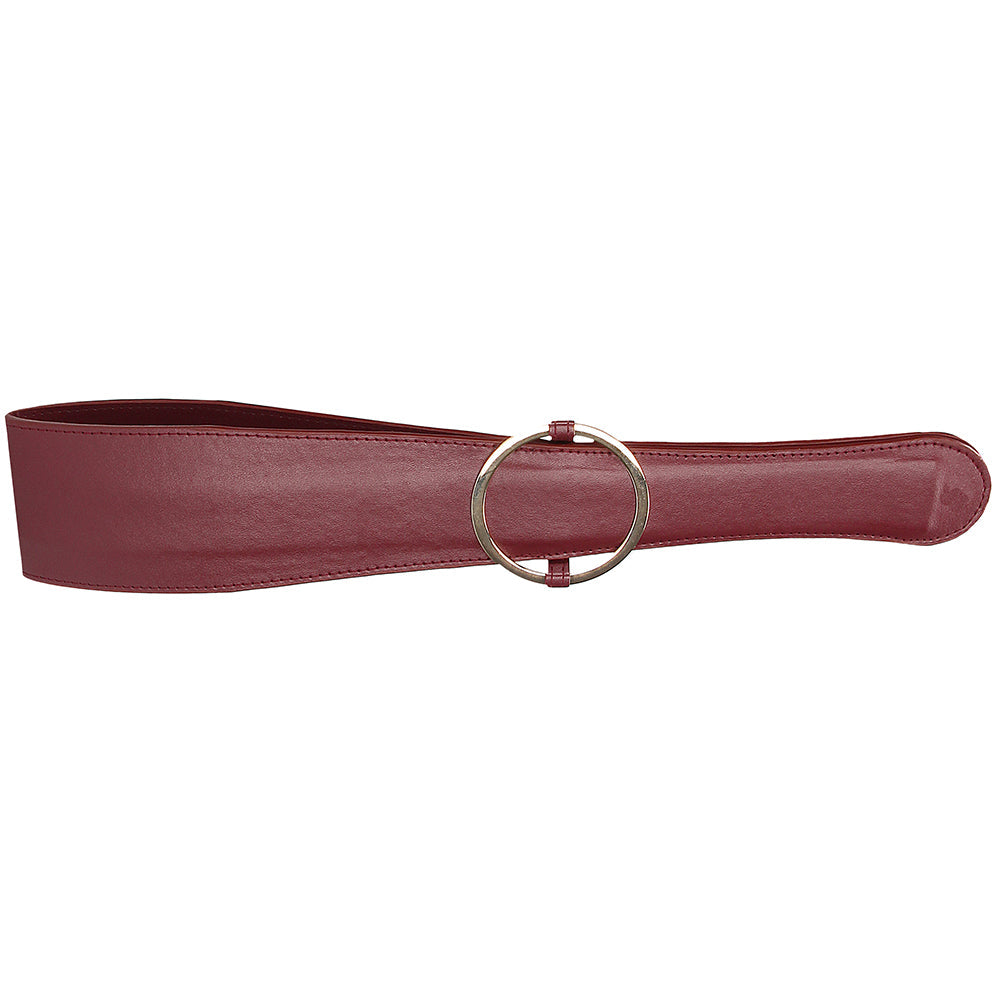 Ouch! Halo Belt Flogger in Burgundy Bondage and Fetish > Whips and Crops - Tophatter Daily Deals