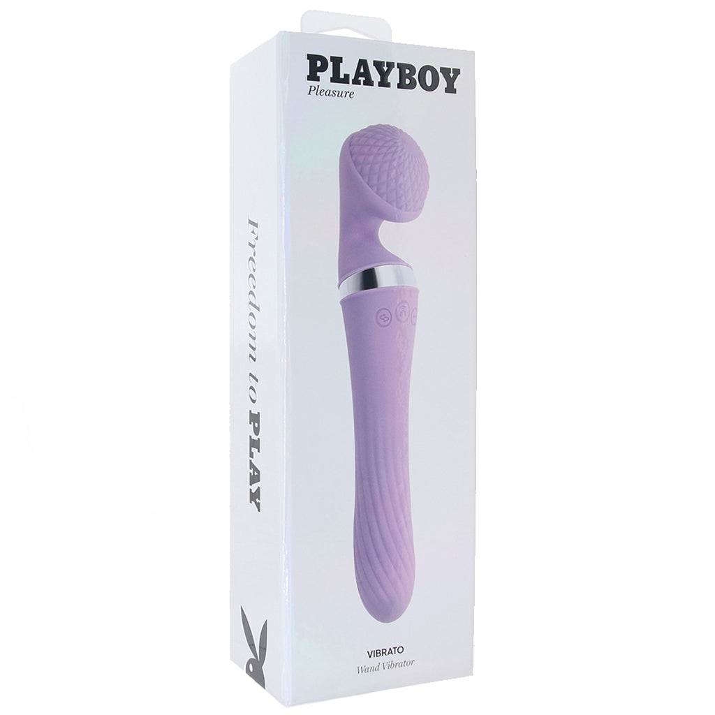 Playboy Vibrato Spinning Wand Vibe Vibrators > Clitoral Stimulators - Tophatter Daily Deals
