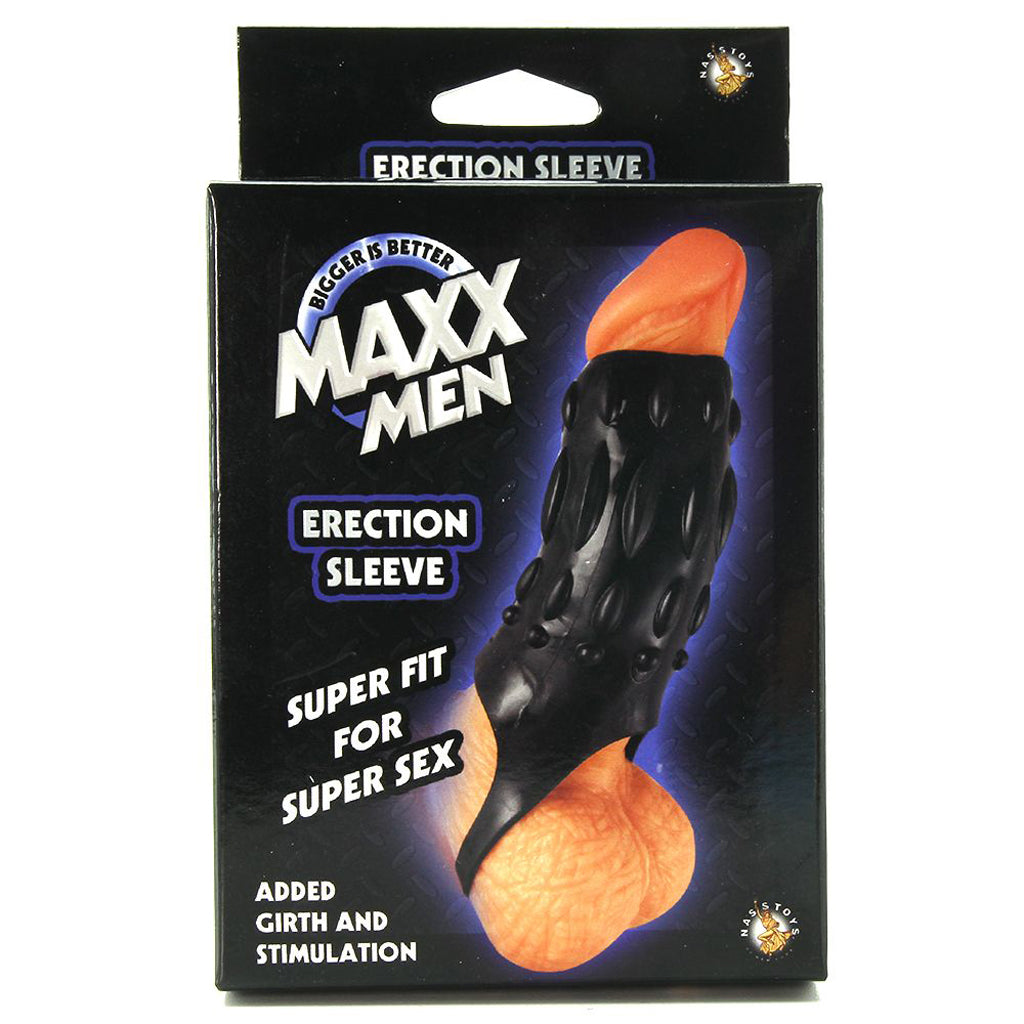 Men's Erection Sleeve in Black - Tophatter's Adult Products Male Enhancement > Extenders and Sleeves - Tophatter Daily Deals