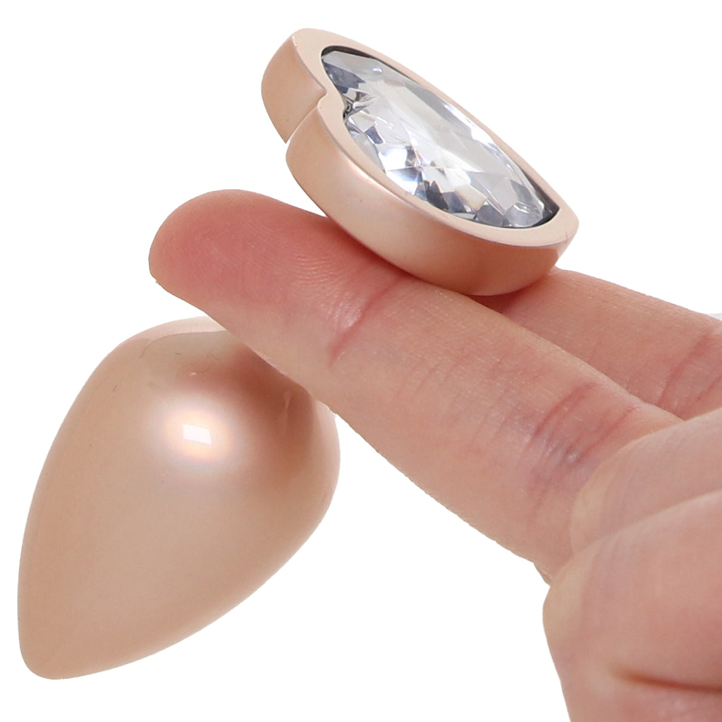 Booty Bling Gold Metal Jewelled Butt Plug in Small Anal Sex Toys > Butt Plugs - Tophatter Daily Deals