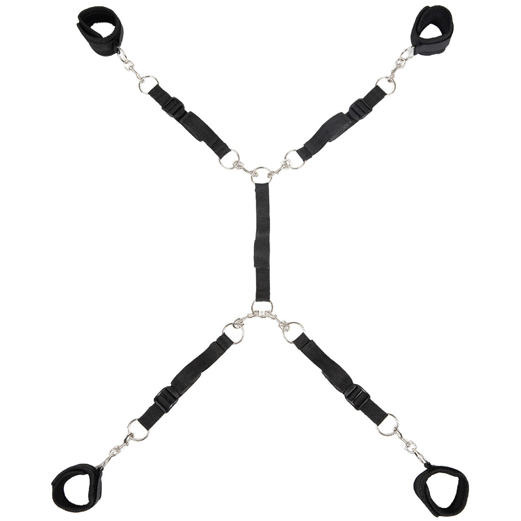 7 Piece Bed Spreader Restraint System Bondage and Fetish > Restraints - Tophatter Daily Deals