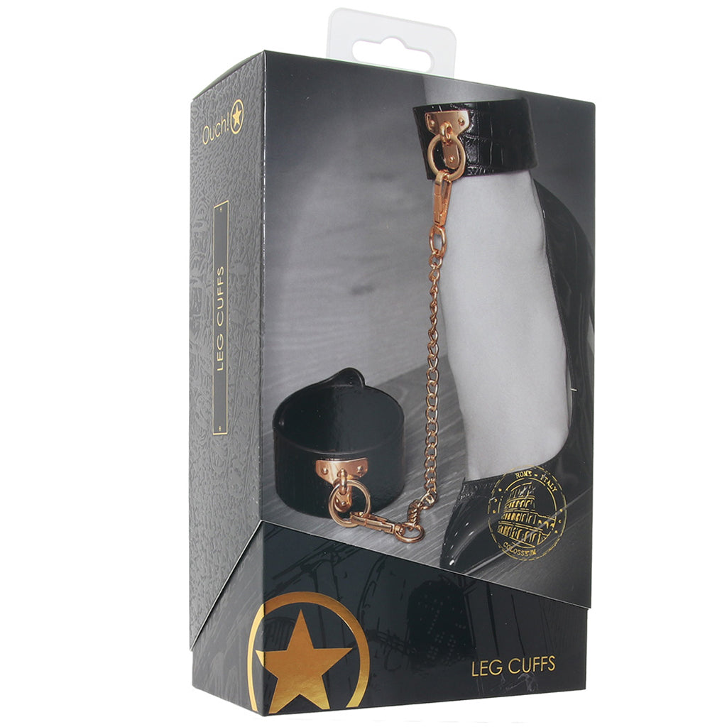 Ouch! Rome Collection Leg Cuffs Bondage and Fetish > Wrist and Ankle Cuffs - Tophatter Daily Deals