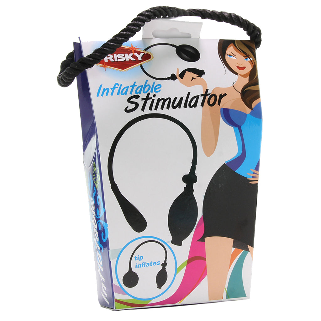 Frisky Inflatable Stimulator in Black - Tophatter's Adult Products Anal Sex Toys > Butt Plugs - Tophatter Daily Deals