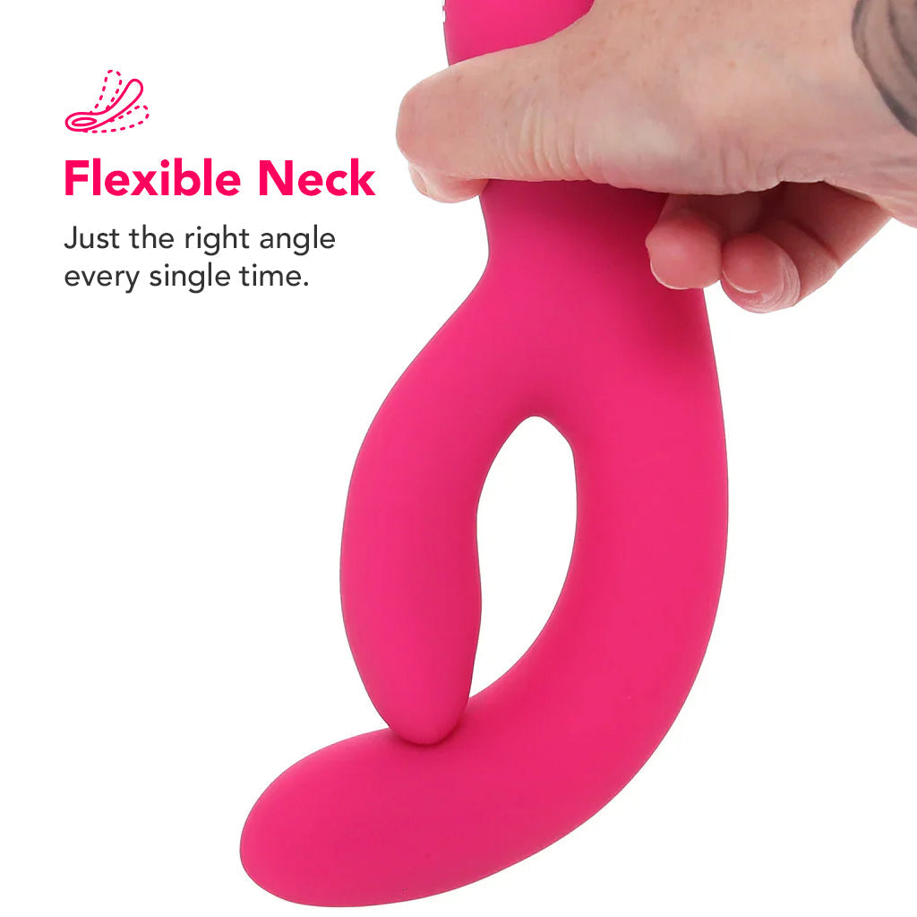 PinkCherry G-Spot Slim Rabbit Vibe in Pink Vibrators > Rabbit Vibrators - Tophatter Daily Deals