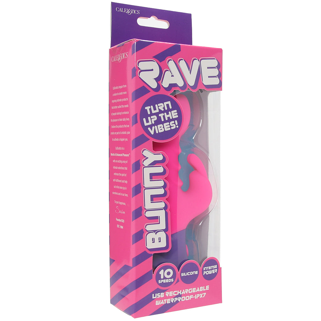 Rave Silicone Bunny Rabbit Vibe - Tophatter's Adult Sex Toys Online Vibrators > Rabbit Vibrators - Tophatter Daily Deals
