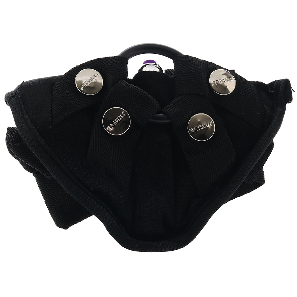 Velvet Vibrating Bullet Harness in Black Dildo Sex Toys > Strap-On and Harnesses - Tophatter Daily Deals