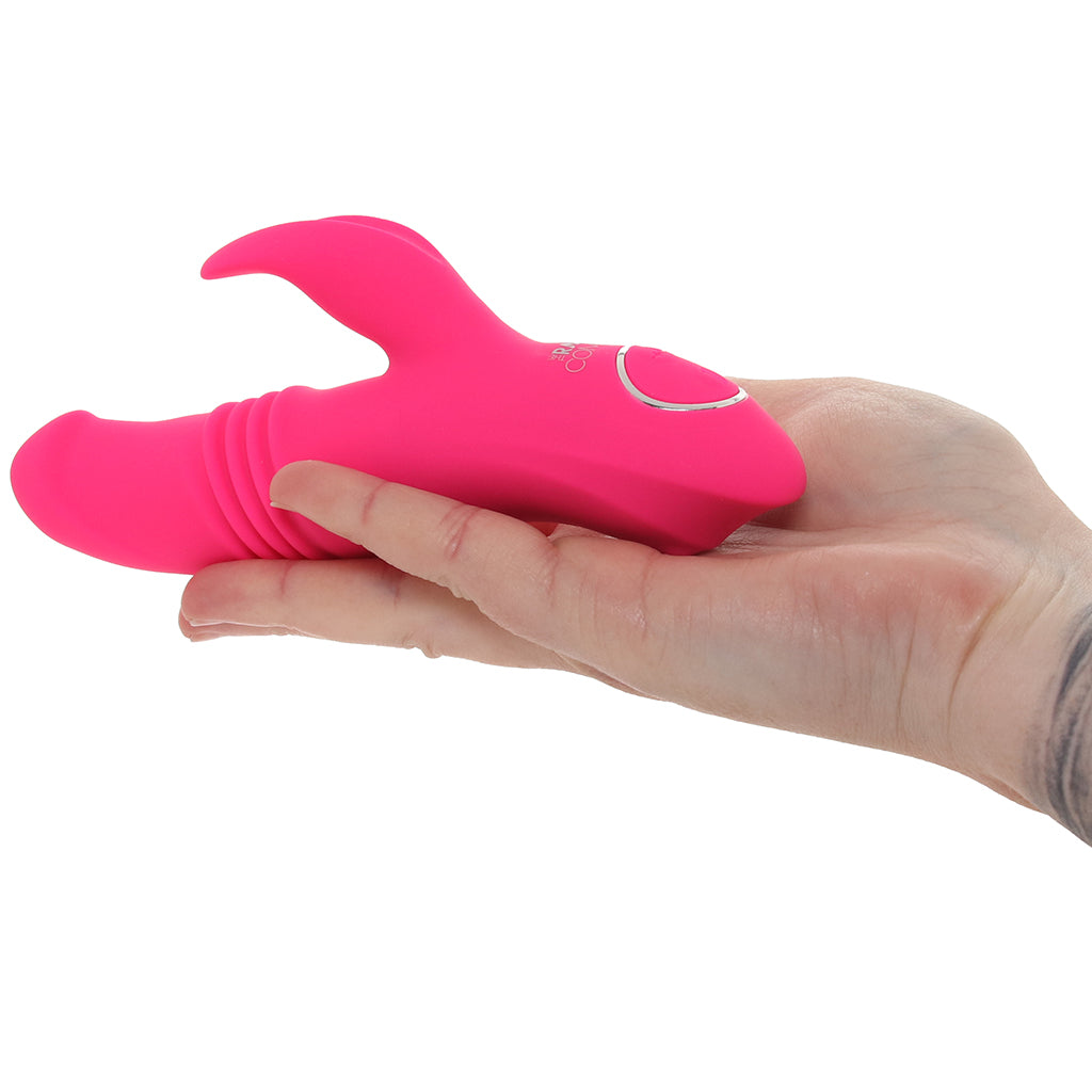 The Mini Thrusting Rabbit Vibe Thrusting Dildos & Vibrators - Tophatter Daily Deals