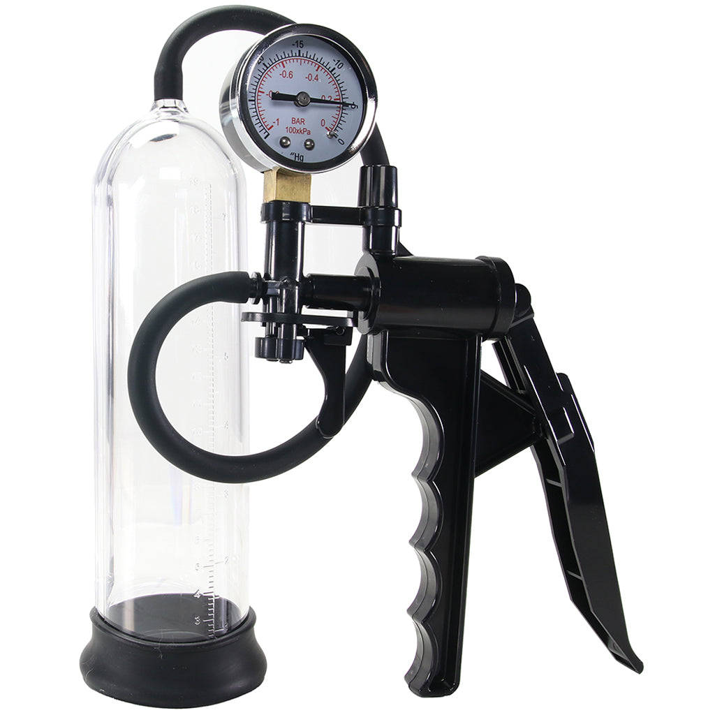 Peak Magnified Gauged Pump System - Tophatter's Adult Sex Toys Online Male Enhancement > Penis Pumps - Tophatter Daily Deals