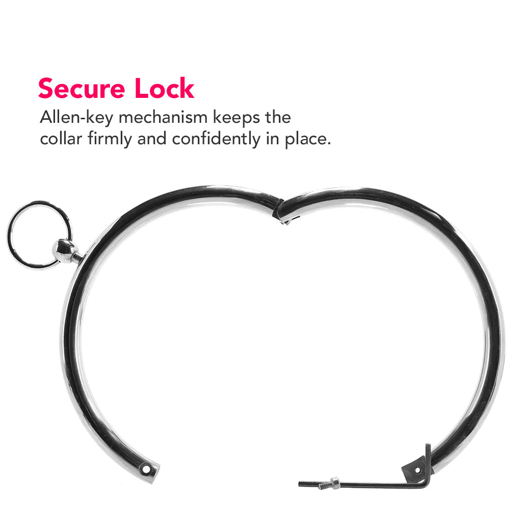 Stainless Steel Collar Bondage and Fetish > Leashes and Collars - Tophatter Daily Deals