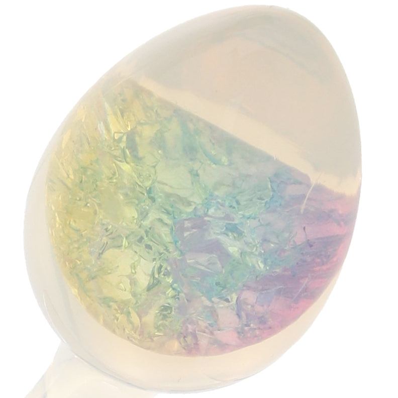 Glams Cosmic Rainbow Butt Plug in Medium - Tophatter's Adult Sex Toys Online Anal Sex Toys > Butt Plugs - Tophatter Daily Deals