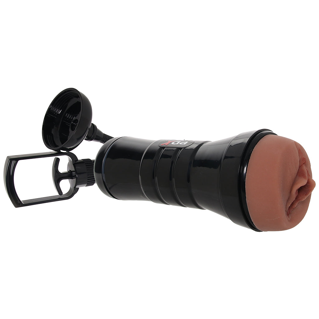 PDX Wet Pussies Super Sucker XXL Stroker in Brown Male Masturbators > Pocket Strokers - Tophatter Daily Deals