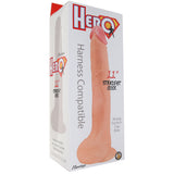 Hero 11 Inch Straight Harness Compatible Dildo Dildo Sex Toys > Realistic Dildos - Tophatter Daily Deals