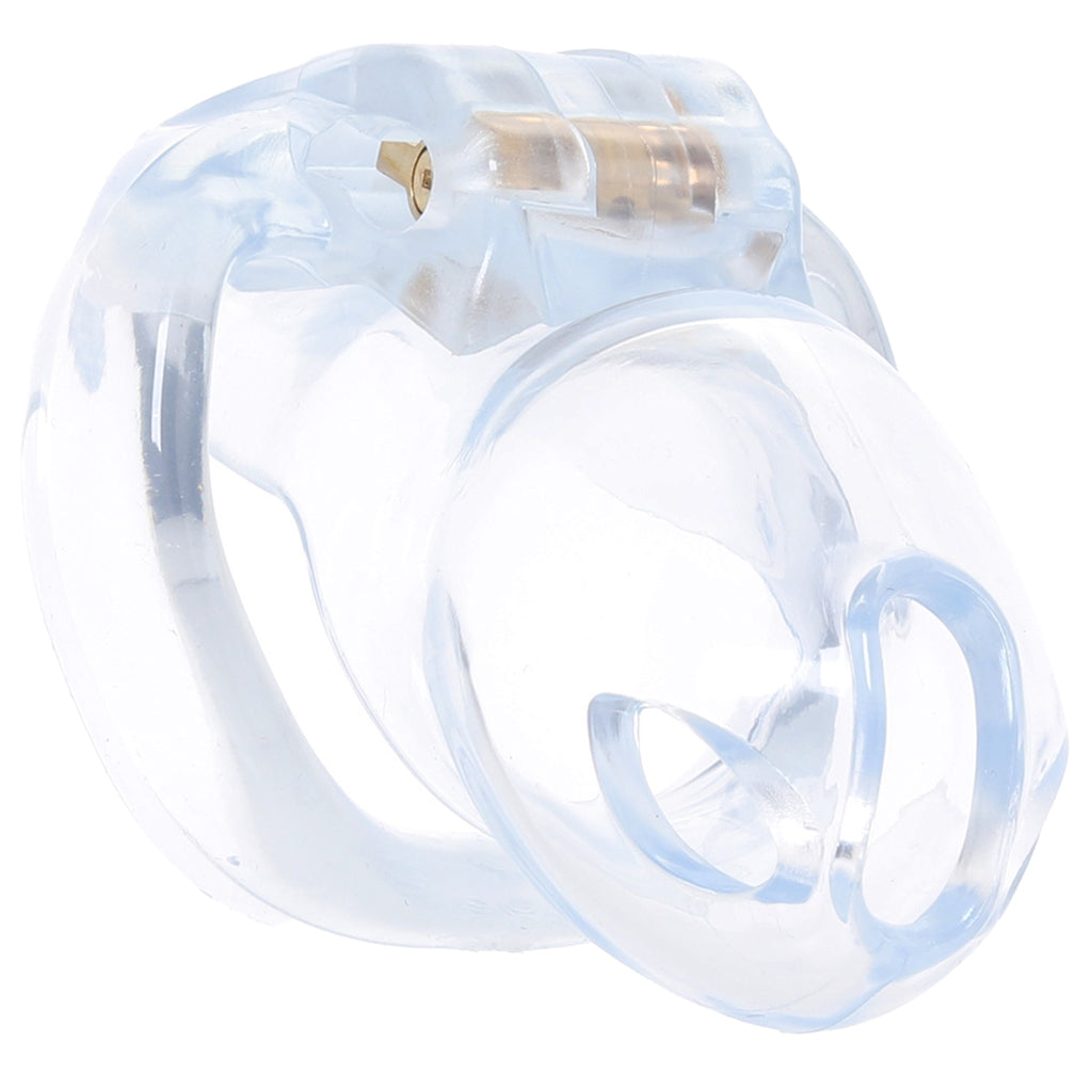Lockmaster 3.5 Inch See-Thru Side Lock Chastity Cage Bondage and Fetish > Cock and Ball Devices - Tophatter Daily Deals