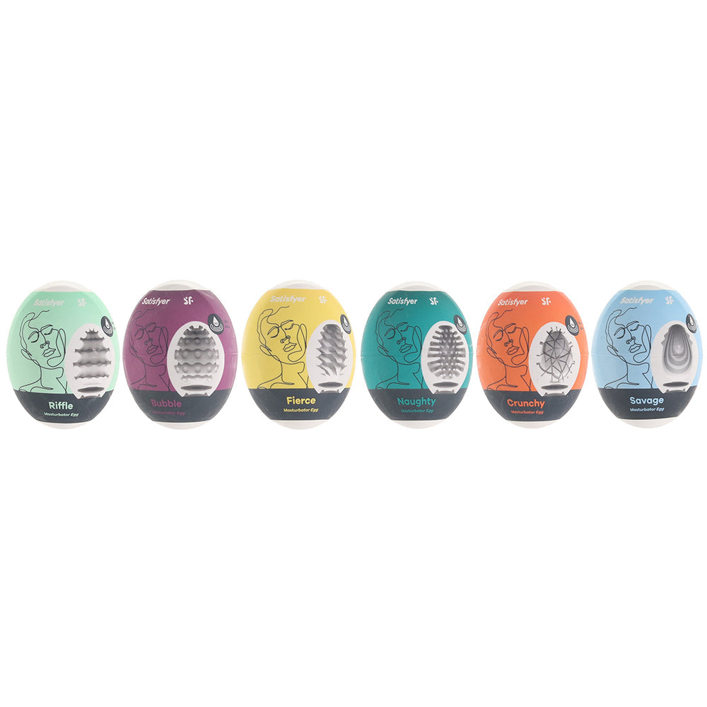 Satisfyer Masturbator Eggs 6 Piece Set Male Masturbators > Discreet Masturbators - Tophatter Daily Deals