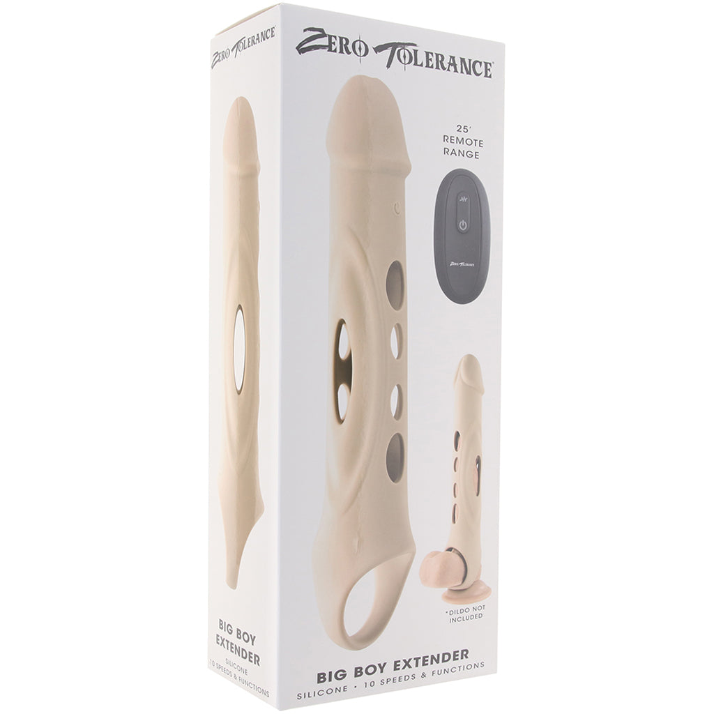 Zero Tolerance Big Boy Vibrating Extender in Light - Tophatter's Vibrator Deals Online Male Enhancement > Extenders and Sleeves - Tophatter Daily Deals