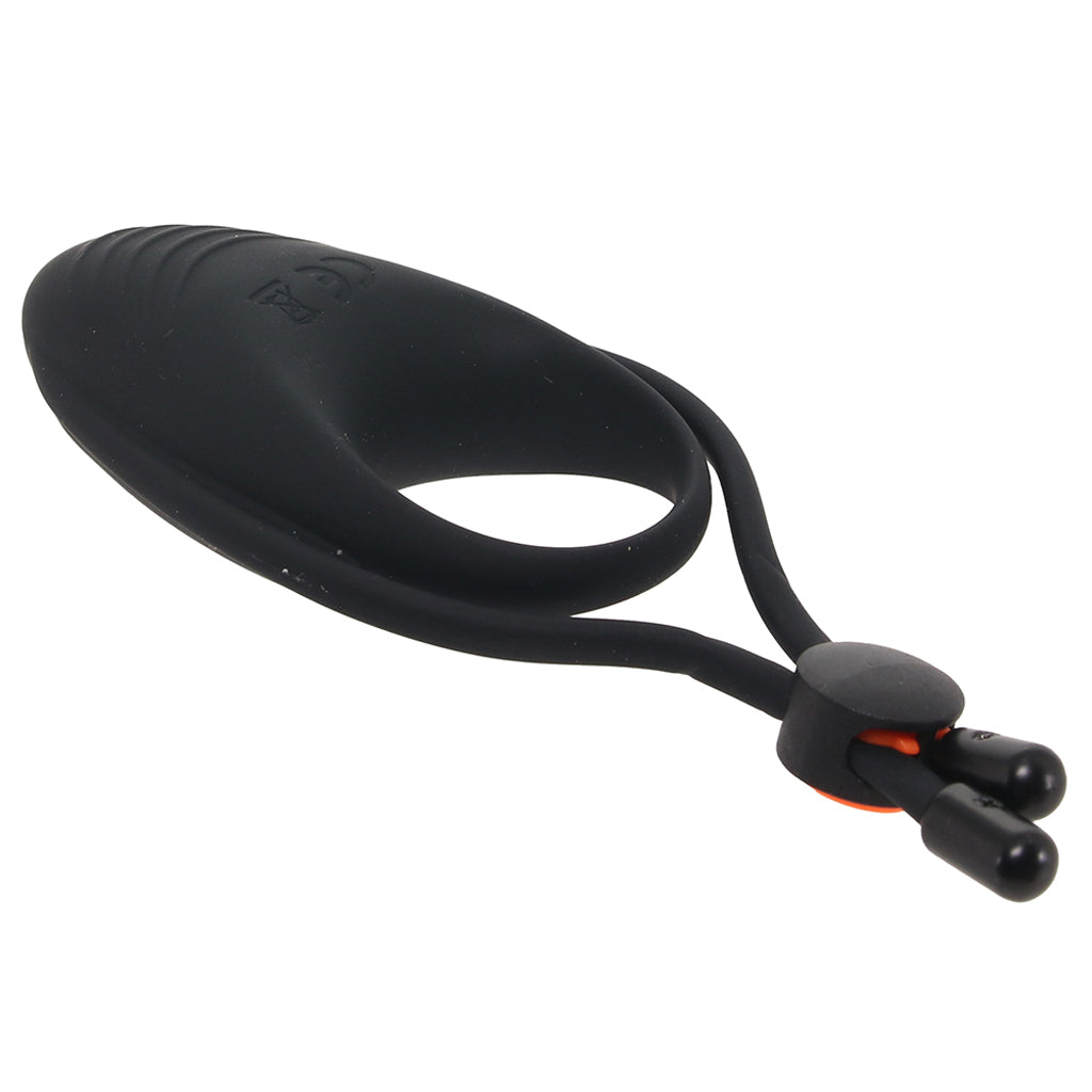 CockPower Vibrating Ring with Adjustable Cock Tie - Tophatter's Vibrator Deals Online Cock Rings - Tophatter Daily Deals