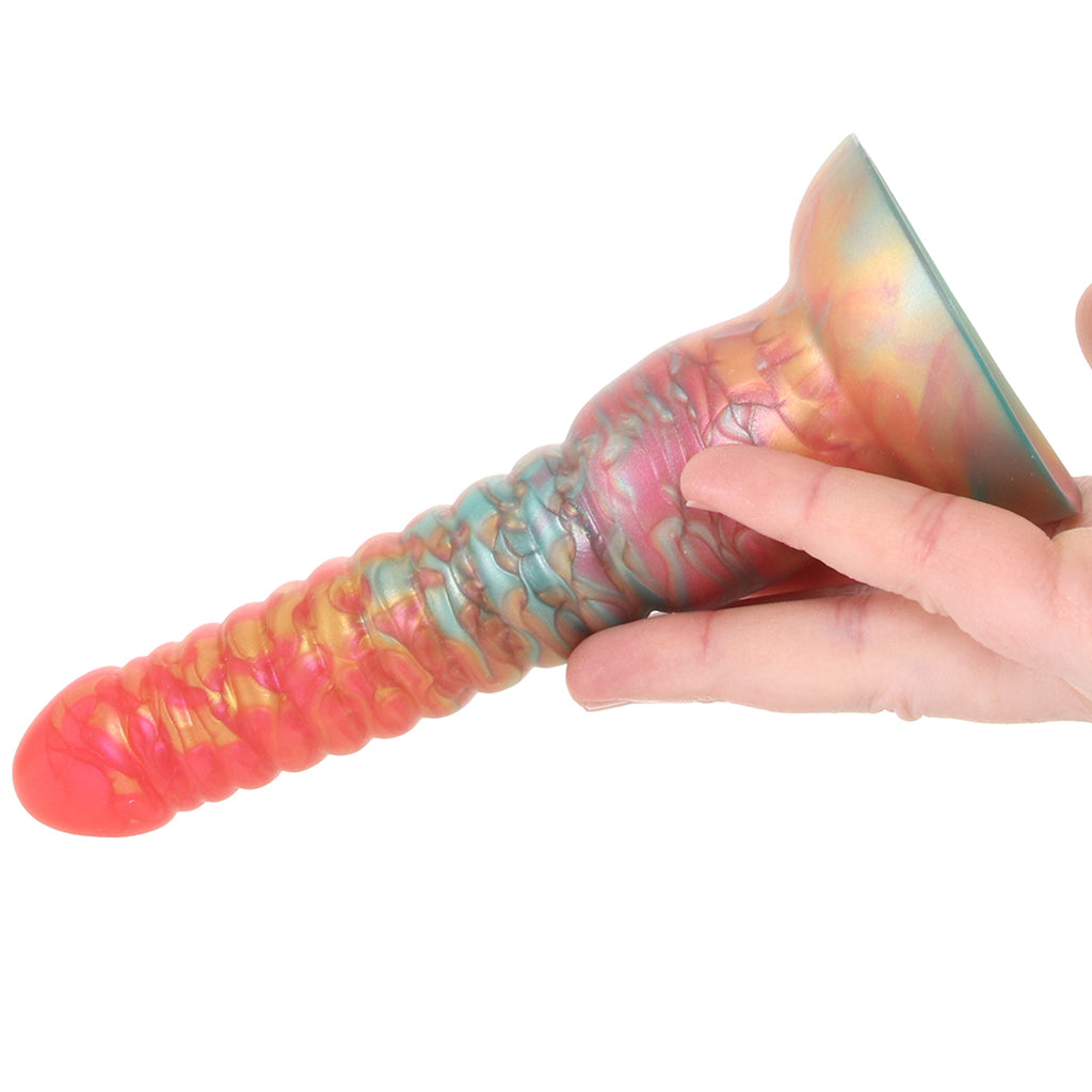 Colours Stacked 6 Inch Dildo in Red/Gold - Tophatter's Adult Sex Toys Online Dildo Sex Toys > Non-Phallic Dildos - Tophatter Daily Deals