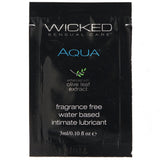 Aqua Fragrance Free Water Based Lube .10oz/3ml Lubes and Lotions > Water Based Sex Lubes - Tophatter Daily Deals