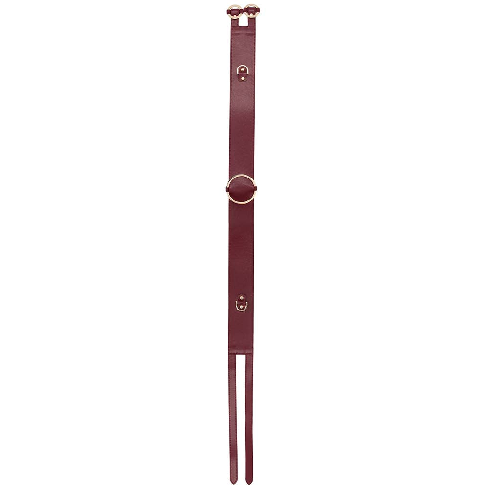 Ouch! Halo Burgundy Waist Bondage Belt /M Bondage and Fetish > Restraints - Tophatter Daily Deals