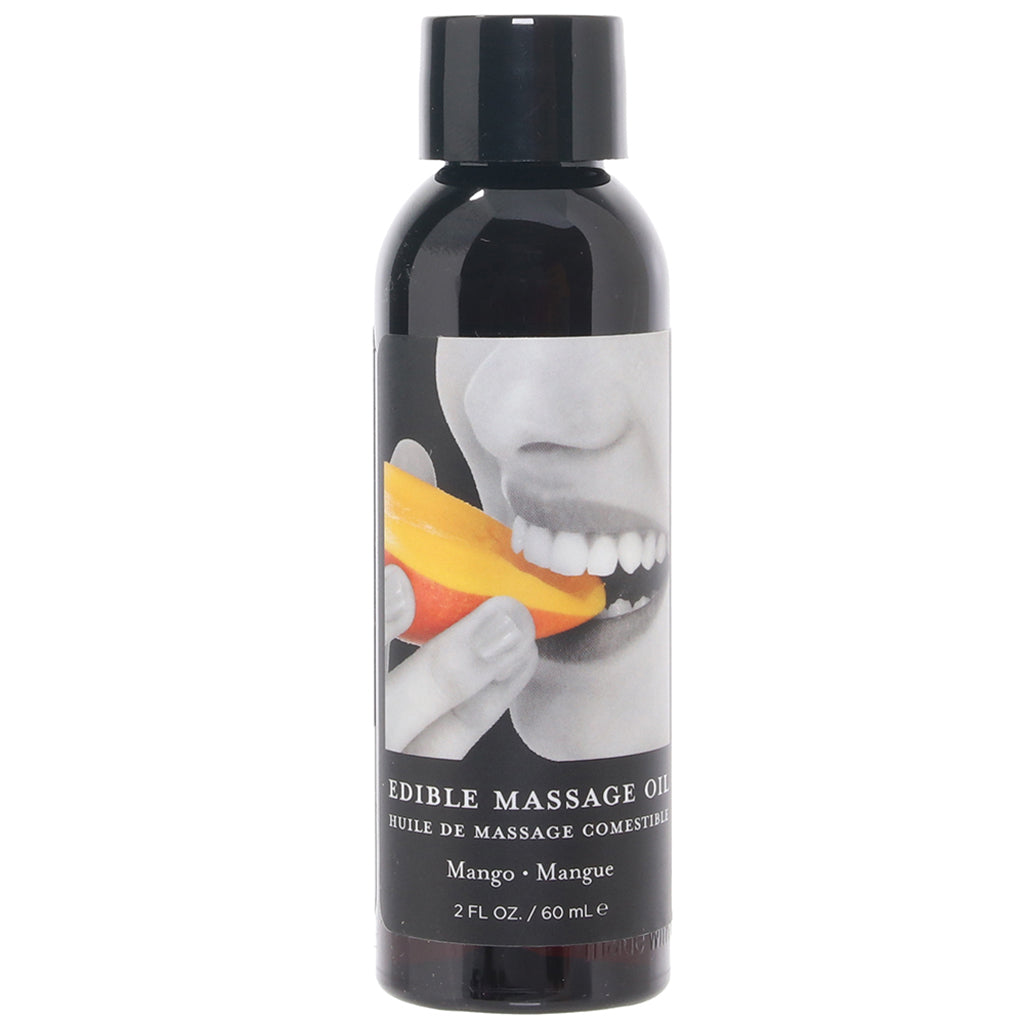 Edible Massage Oil 2oz/60ml in Mango - Tophatter's Adult Products Sensual Love > Massage - Tophatter Daily Deals
