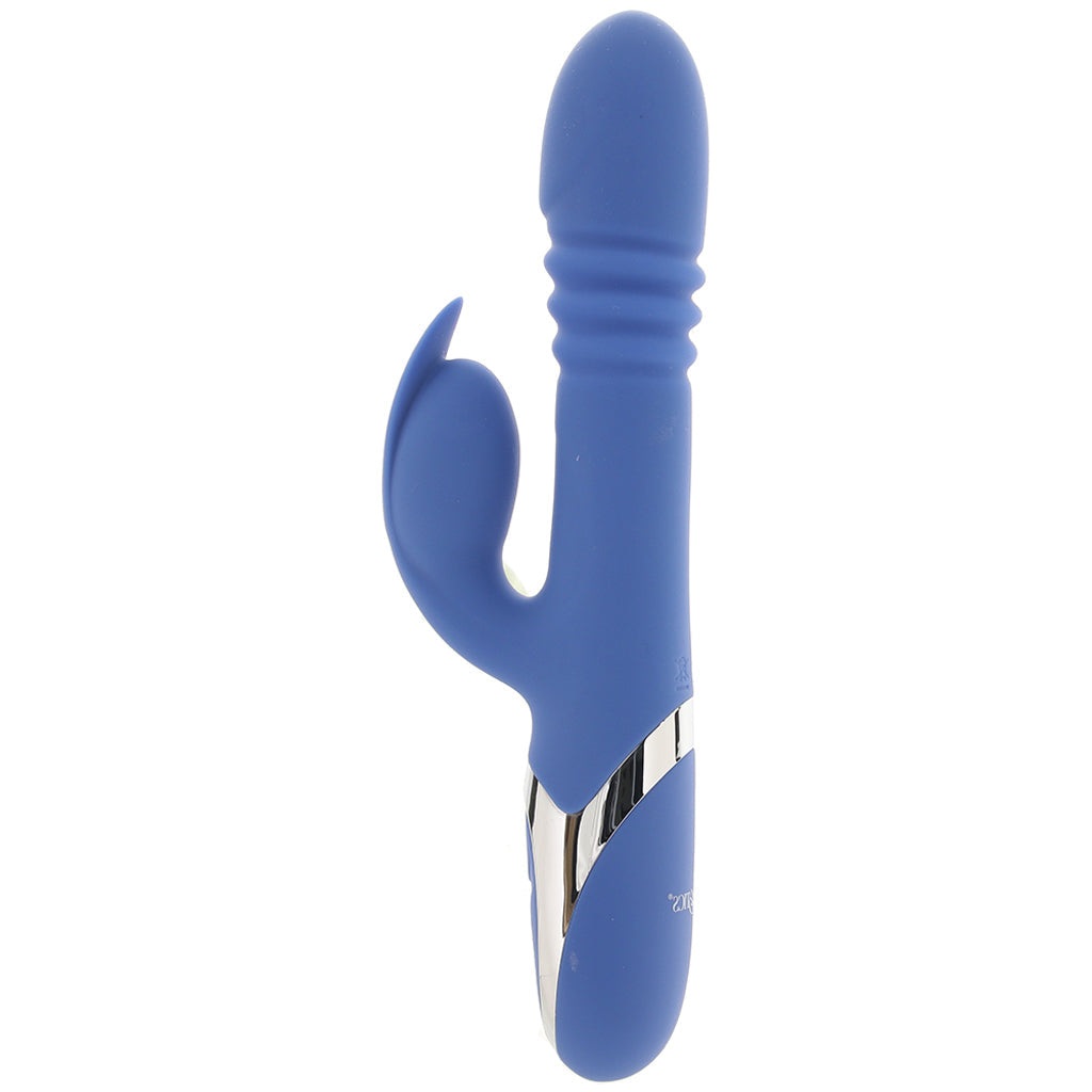 Enchanted Teaser Thrusting Rabbit Vibe in Blue - Tophatter's Adult Products Vibrators > Rabbit Vibrators - Tophatter Daily Deals