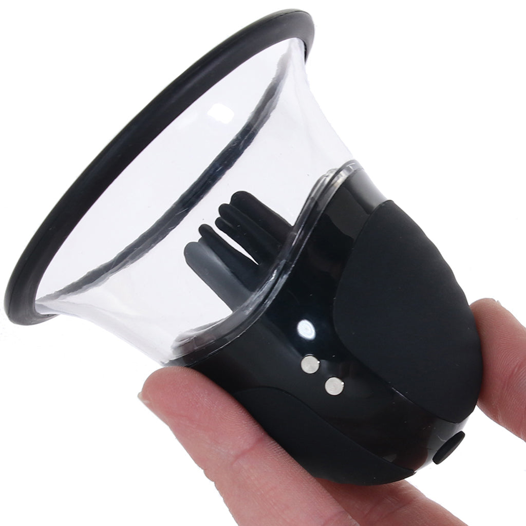 Size Matters Rotating Nipple Suckers in Black - Tophatter's Adult Products Bondage and Fetish > Nipple Stimulators & Clamps - Tophatter Daily Deals