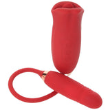 Lickgasm Magic Kiss Licking and Thrusting Vibe Vibrators > Clitoral Stimulators - Tophatter Daily Deals