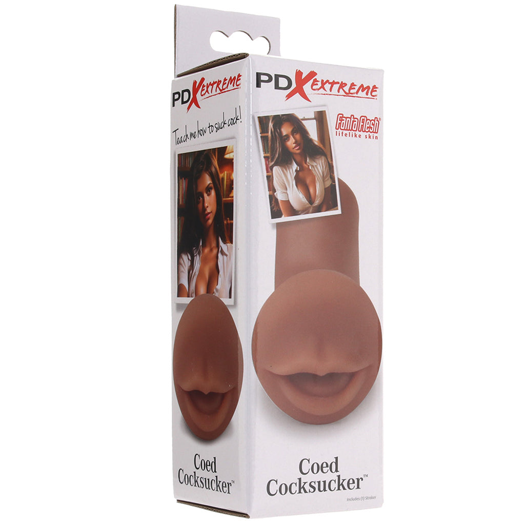 PDX Extreme Coed Cocksucker Stroker in Brown Male Masturbators > Mouth Masturbators & Strokers - Tophatter Daily Deals