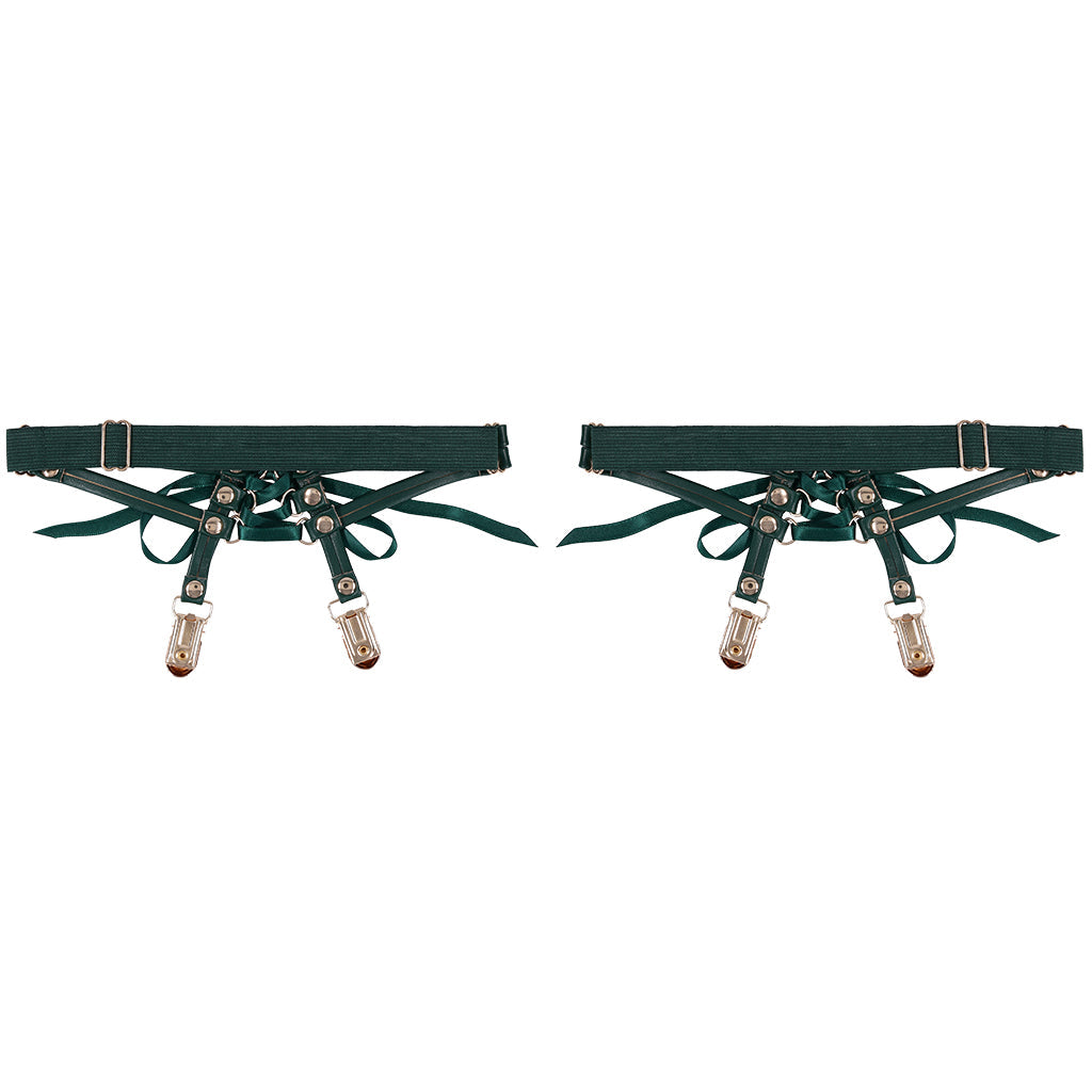 Sex & Mischief Indica Lace Up Garters Bondage and Fetish > Tools & Accessories - Tophatter Daily Deals