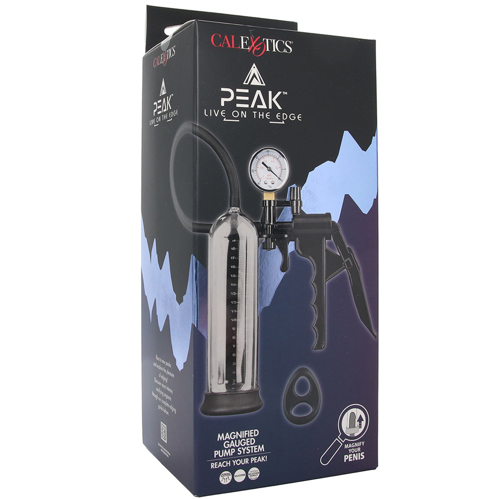 Peak Magnified Gauged Pump System - Tophatter's Adult Sex Toys Online Male Enhancement > Penis Pumps - Tophatter Daily Deals