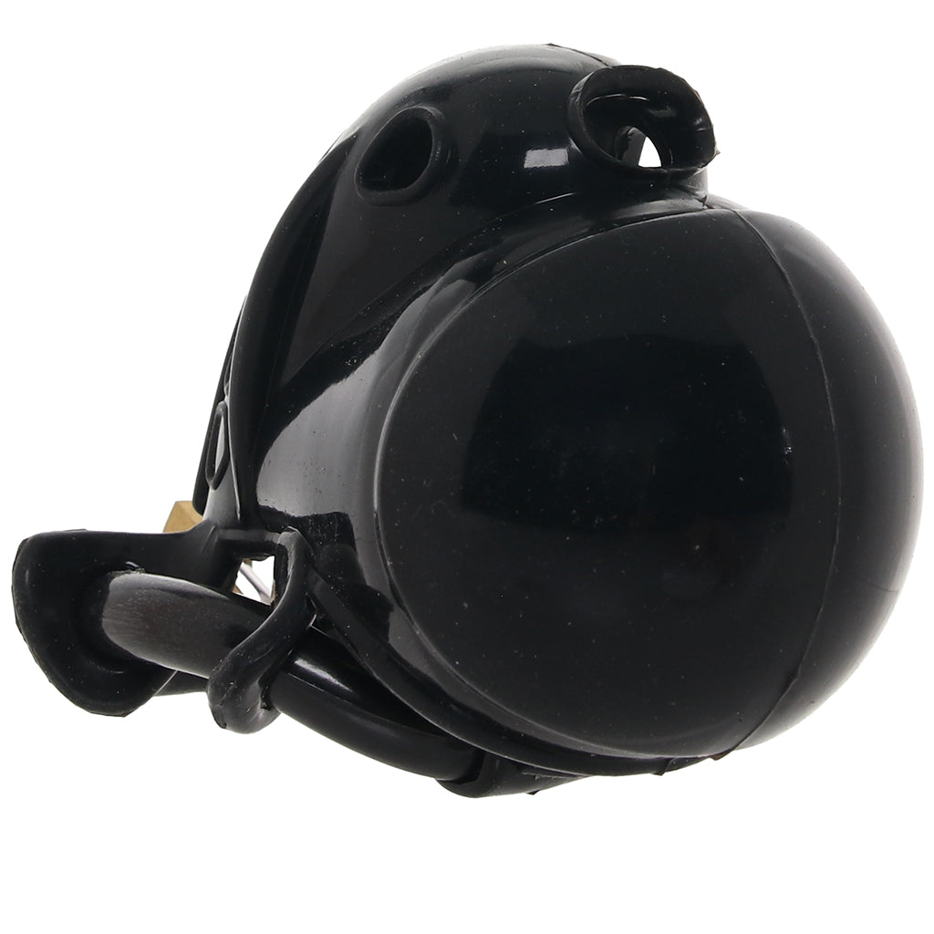 Blueline Full Restraint Silicone Chastity Device in Black Bondage and Fetish > Cock and Ball Devices - Tophatter Daily Deals