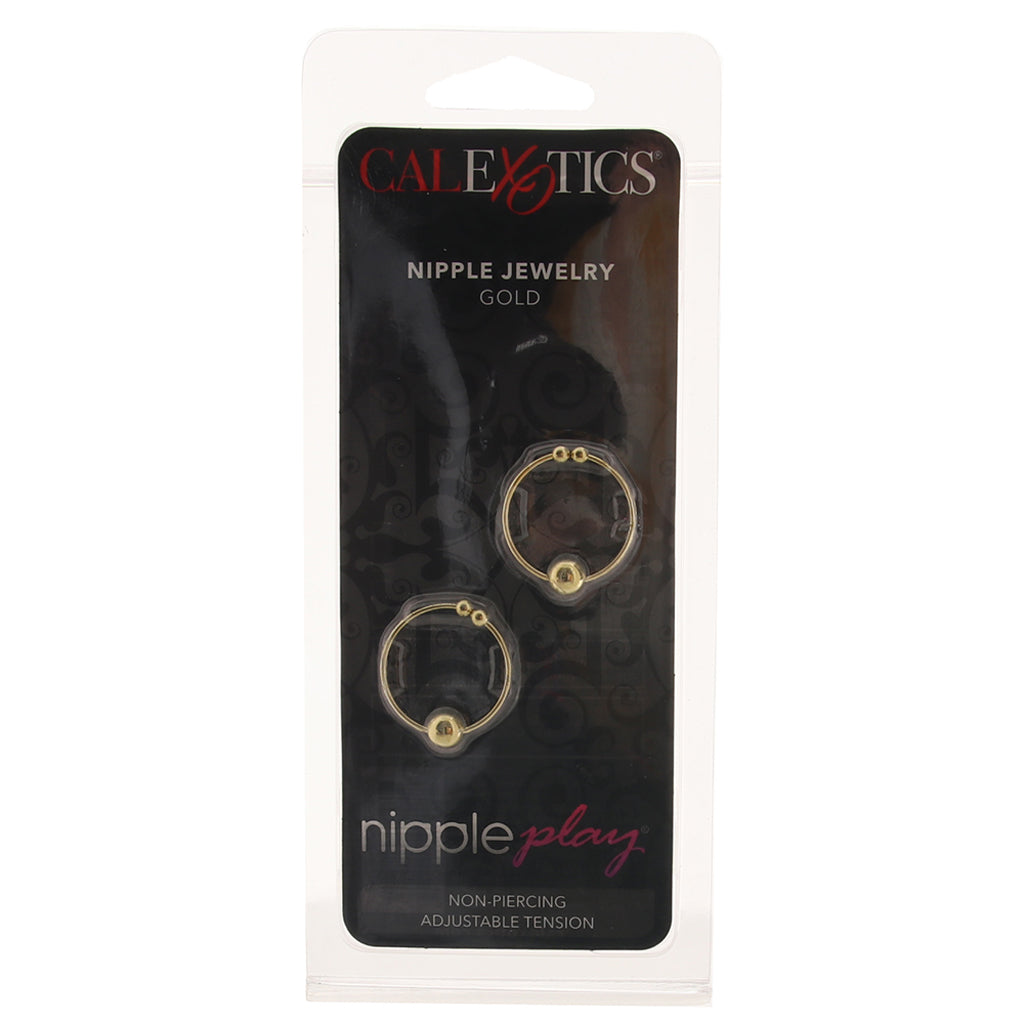 nipple play Non-Piercing Nipple Jewelry in Gold Bondage and Fetish > Nipple Stimulators & Clamps - Tophatter Daily Deals