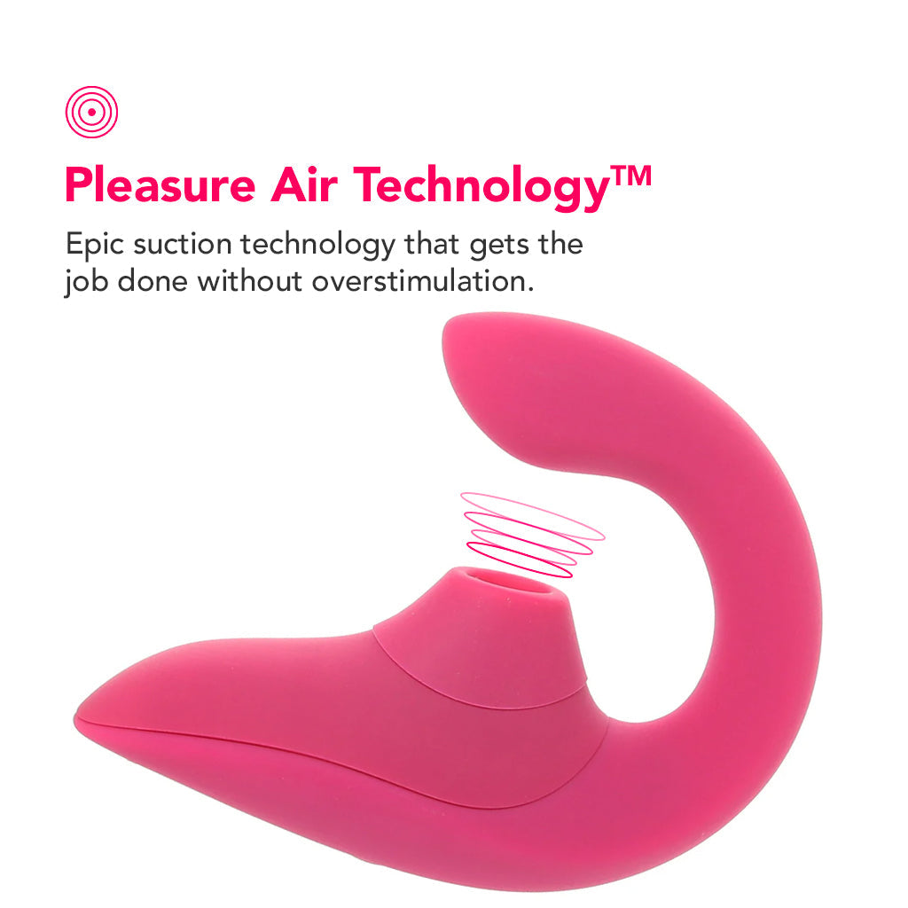 Womanizer Blend Dual Stimulator in Pink - Tophatter's Vibrator Deals Online Vibrators > G-Spot Vibrators - Tophatter Daily Deals