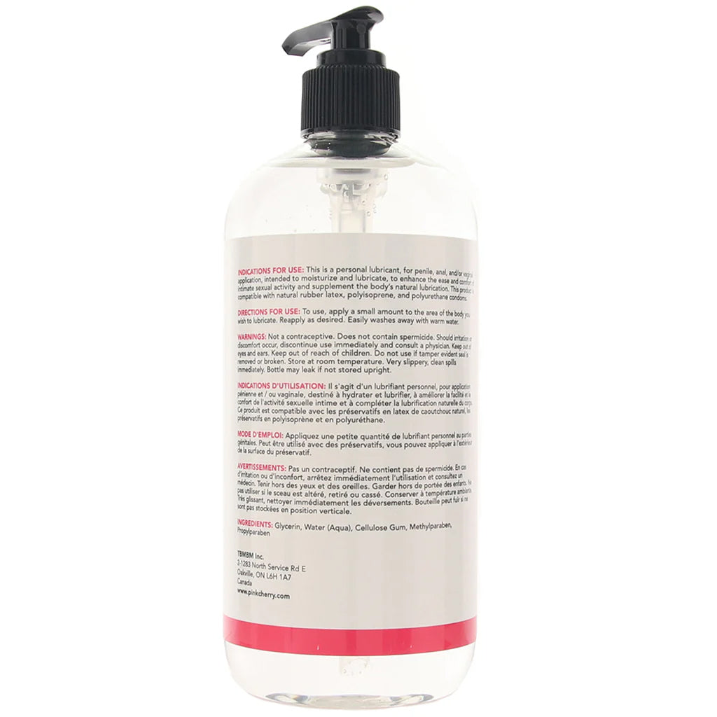 PinkCherry Water Based Anal Lubricant in 16oz/475ml Lubes and Lotions > Anal Sex Lubes - Tophatter Daily Deals