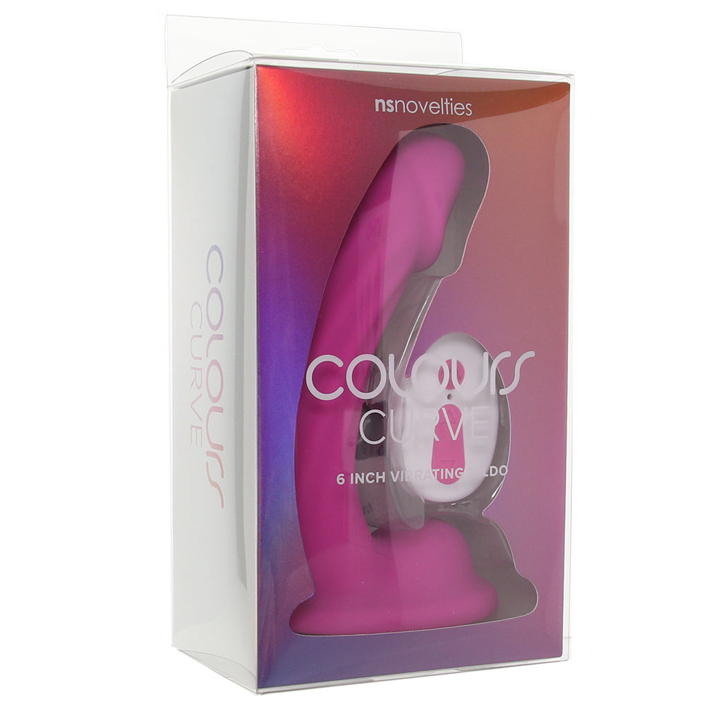 Colours Curve 6 Inch Vibe in Pink Vibrators > G-Spot Vibrators - Tophatter Daily Deals