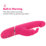 PinkCherry Warming Realistic Rabbit Vibe in Pink Vibrators > Rabbit Vibrators - Tophatter Daily Deals