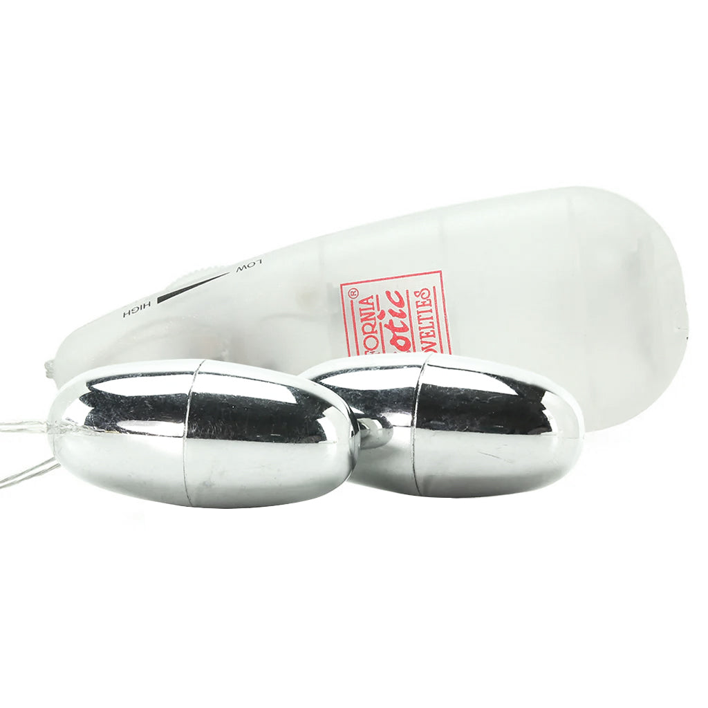 Pocket Exotics Double Silver Bullets Vibe - Tophatter's Vibrator Deals Online Vibrators > Bullet and Egg Vibrators - Tophatter Daily Deals
