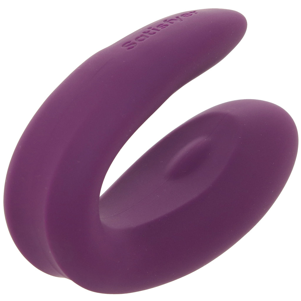 Satisfyer Double Joy Partner Vibe in Violet Vibrators > Clitoral Stimulators - Tophatter Daily Deals