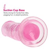 RealRock Crystal Clear Jelly 7 Inch Dildo in Pink Dildo Sex Toys > Realistic Dildos - Tophatter Daily Deals