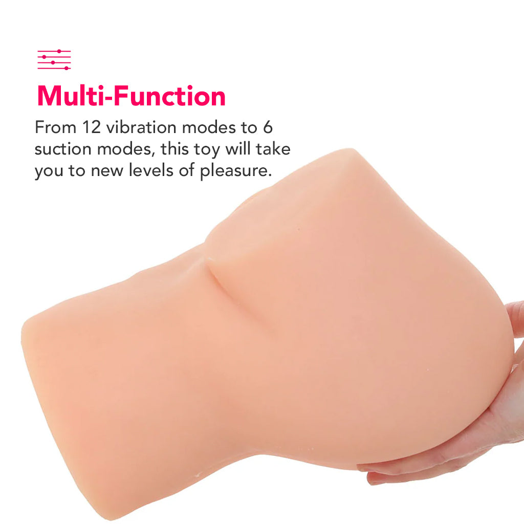 PDX Elite Back That Ass Up Suction Masturbator in Light Male Masturbators > Realistic Butts - Tophatter Daily Deals