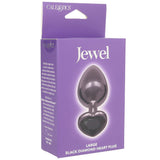 Jewel Black Diamond Heart Plug in Large - Tophatter's Adult Sex Toys Online Anal Sex Toys > Butt Plugs - Tophatter Daily Deals