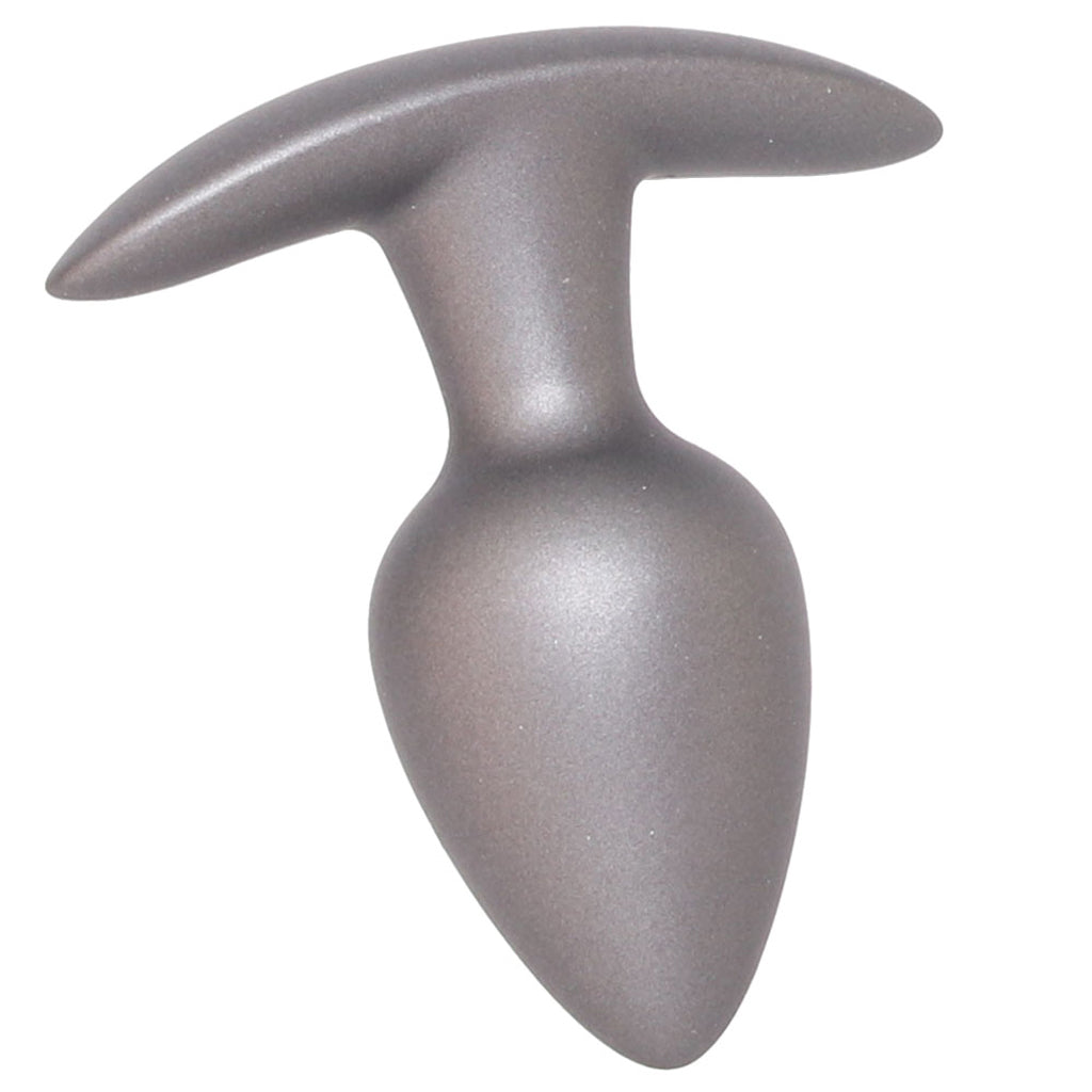 Ouch! Smooth Silicone 2.6 Inch Butt Plug in Gun Metal - Tophatter's Adult Sex Toys Online Anal Sex Toys > Butt Plugs - Tophatter Daily Deals