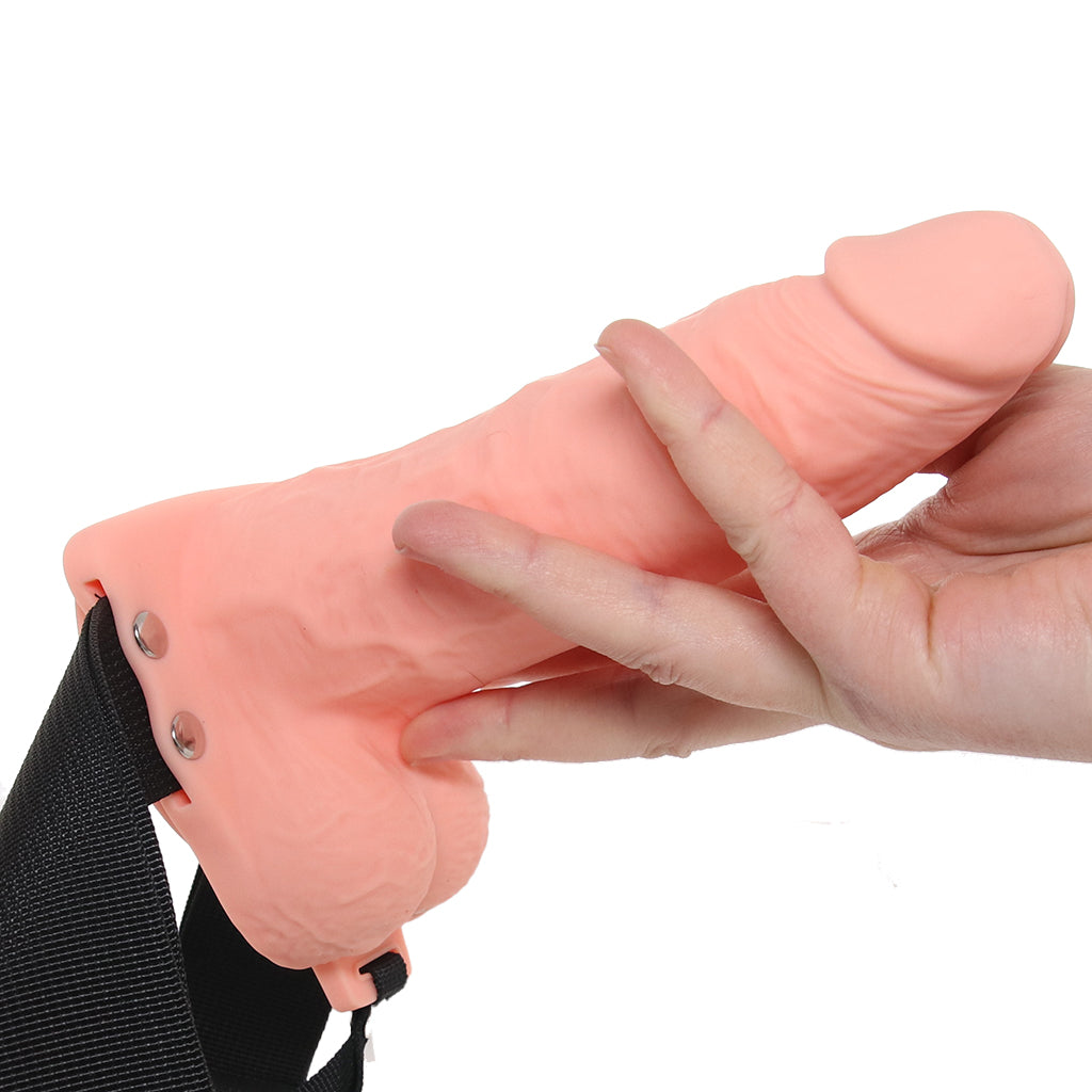 Fantasy X-tensions 6 Inch Hollow Strap-On Vibe in Light Male Enhancement > Extenders and Sleeves - Tophatter Daily Deals
