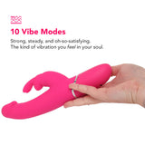 PinkCherry Warming Realistic Rabbit Vibe in Pink Vibrators > Rabbit Vibrators - Tophatter Daily Deals