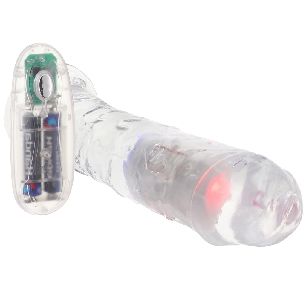 RealRock 7 Inch Light Up Vibrating Dildo - Tophatter's Adult Sex Toys Online Vibrators > Realistic Vibrator Dildos - Tophatter Daily Deals