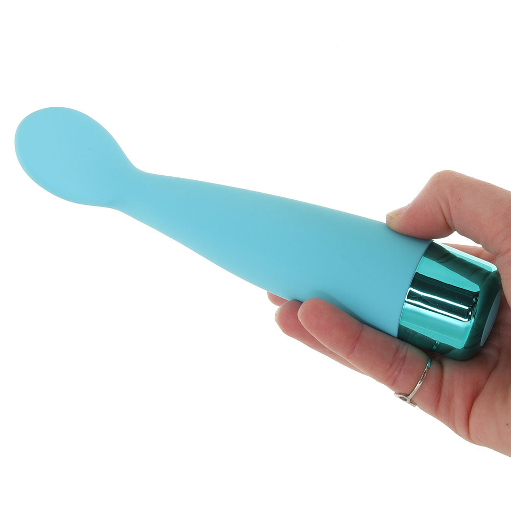 Eden Silicone Scoop Vibe in Teal - Tophatter's Vibrator Deals Online Vibrators > Clitoral Stimulators - Tophatter Daily Deals