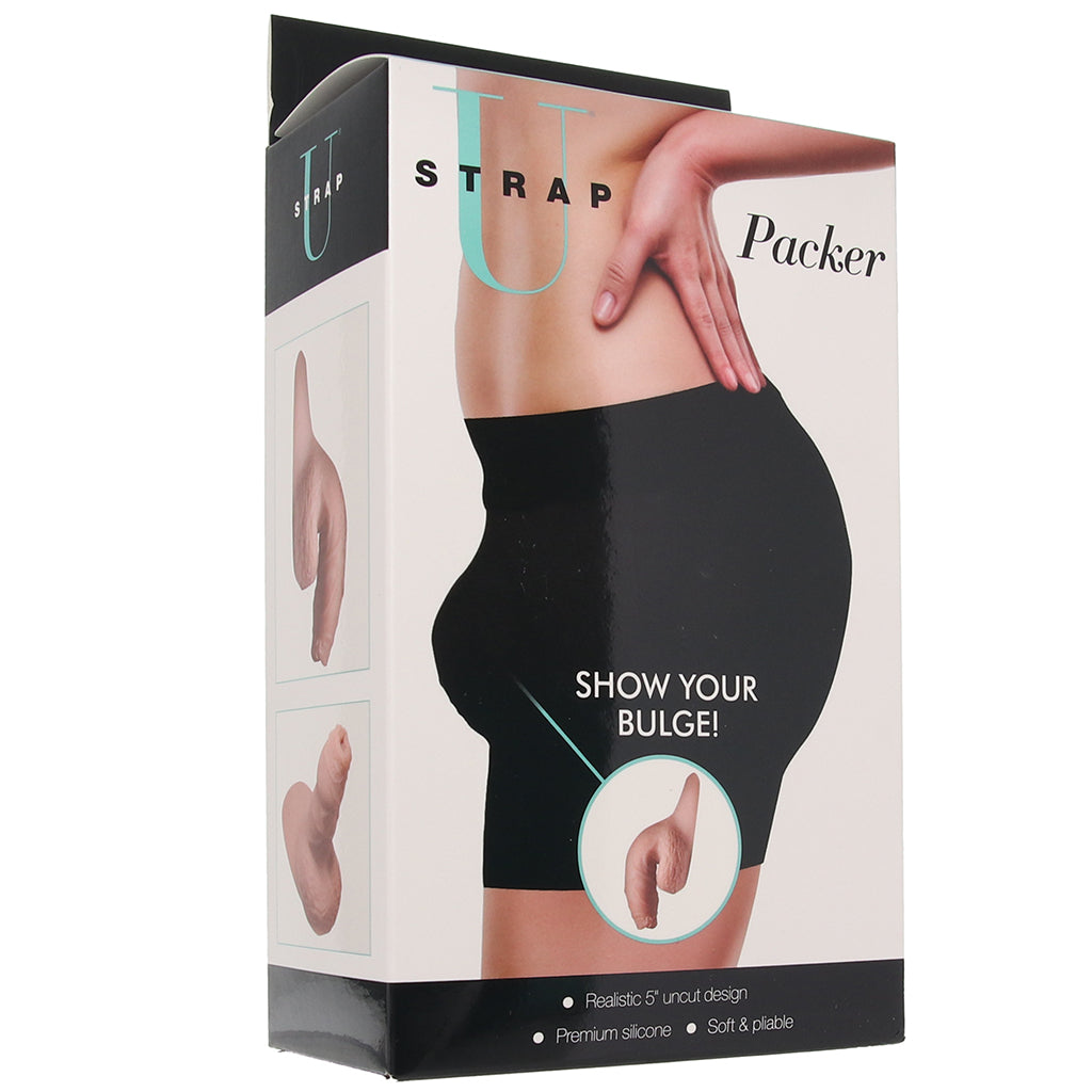 Strap U 5.1 Inch Uncut Silicone Packer in Light - Tophatter's Adult Sex Toys Online Sexual Wellness > Gender Expression and Affirmation - Tophatter Daily Deals